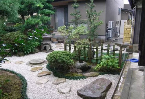 農村自建房日式風格庭院設計效果圖