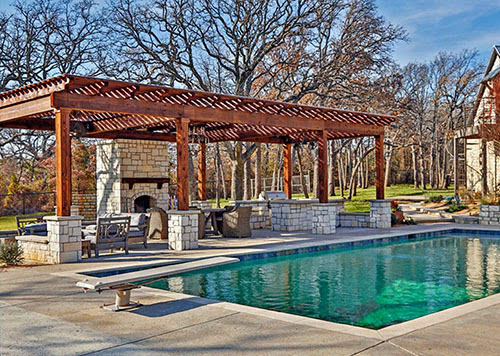 鄉(xiāng)村私家別墅庭院設(shè)計實景圖欣賞